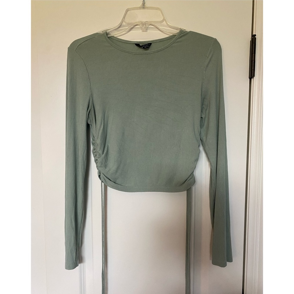 Green Crop Top